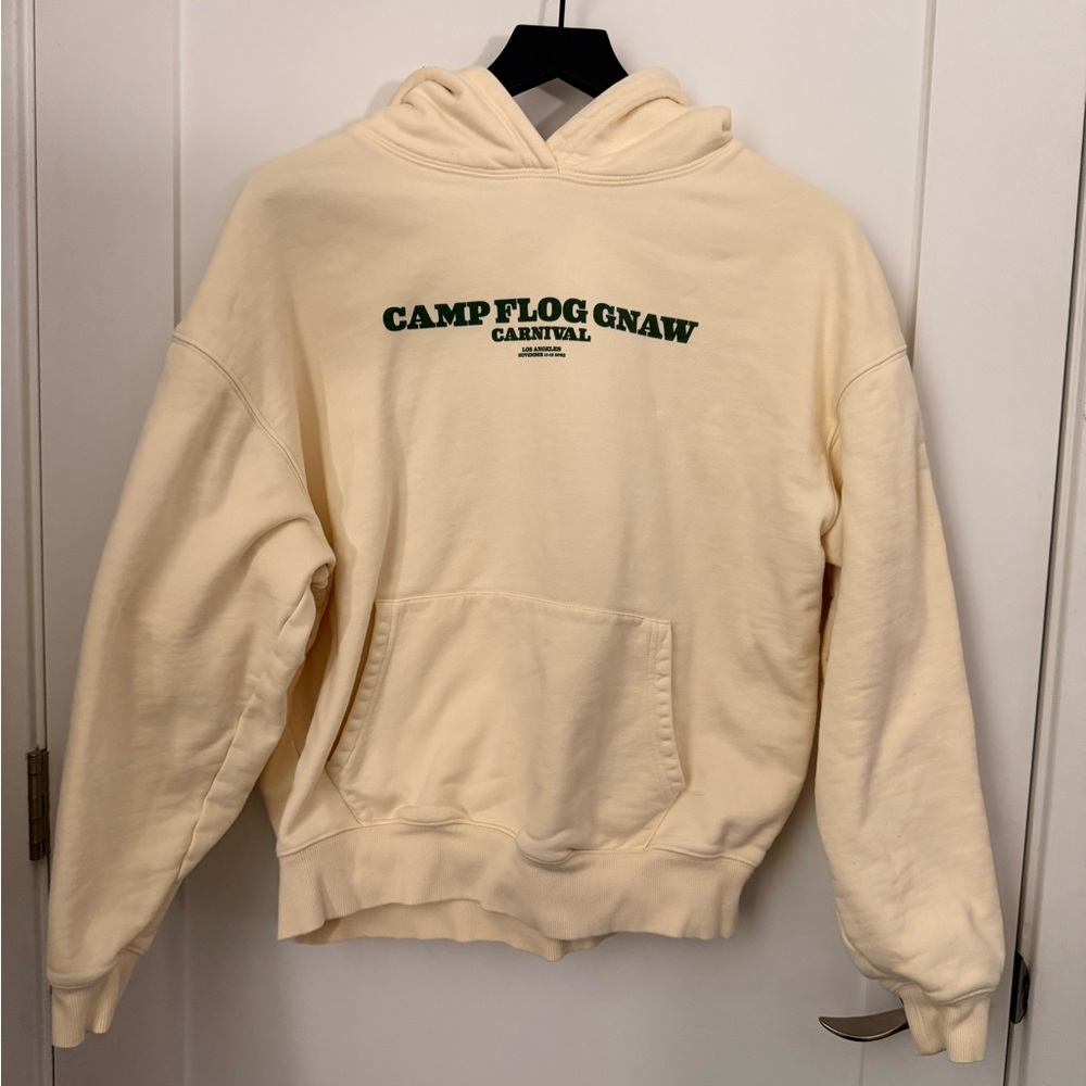 Camp Flog Gnaw Cream Hoodie